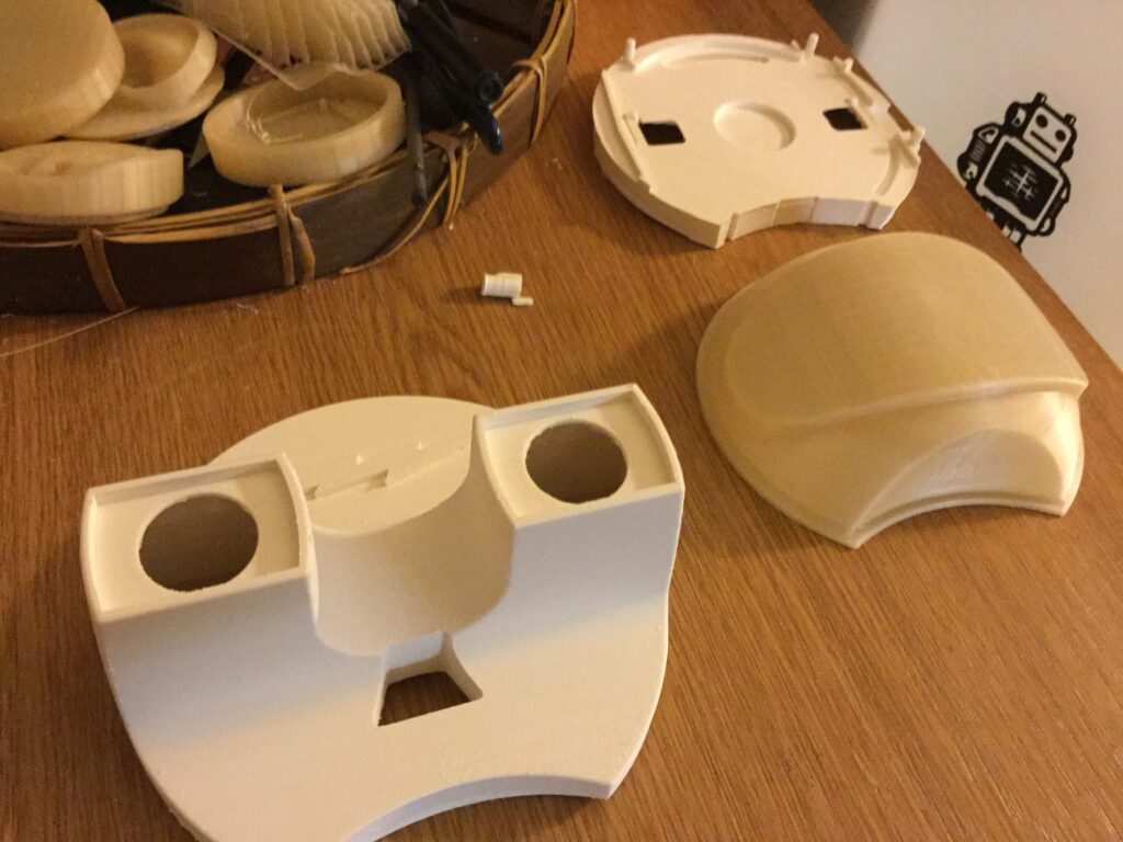 Assemblage de volumes blancs — réalisation de l’atelier 3D Fabbtory