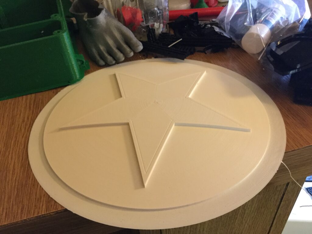 Grand disque à étoile — réalisation de l’atelier 3D Fabbtory